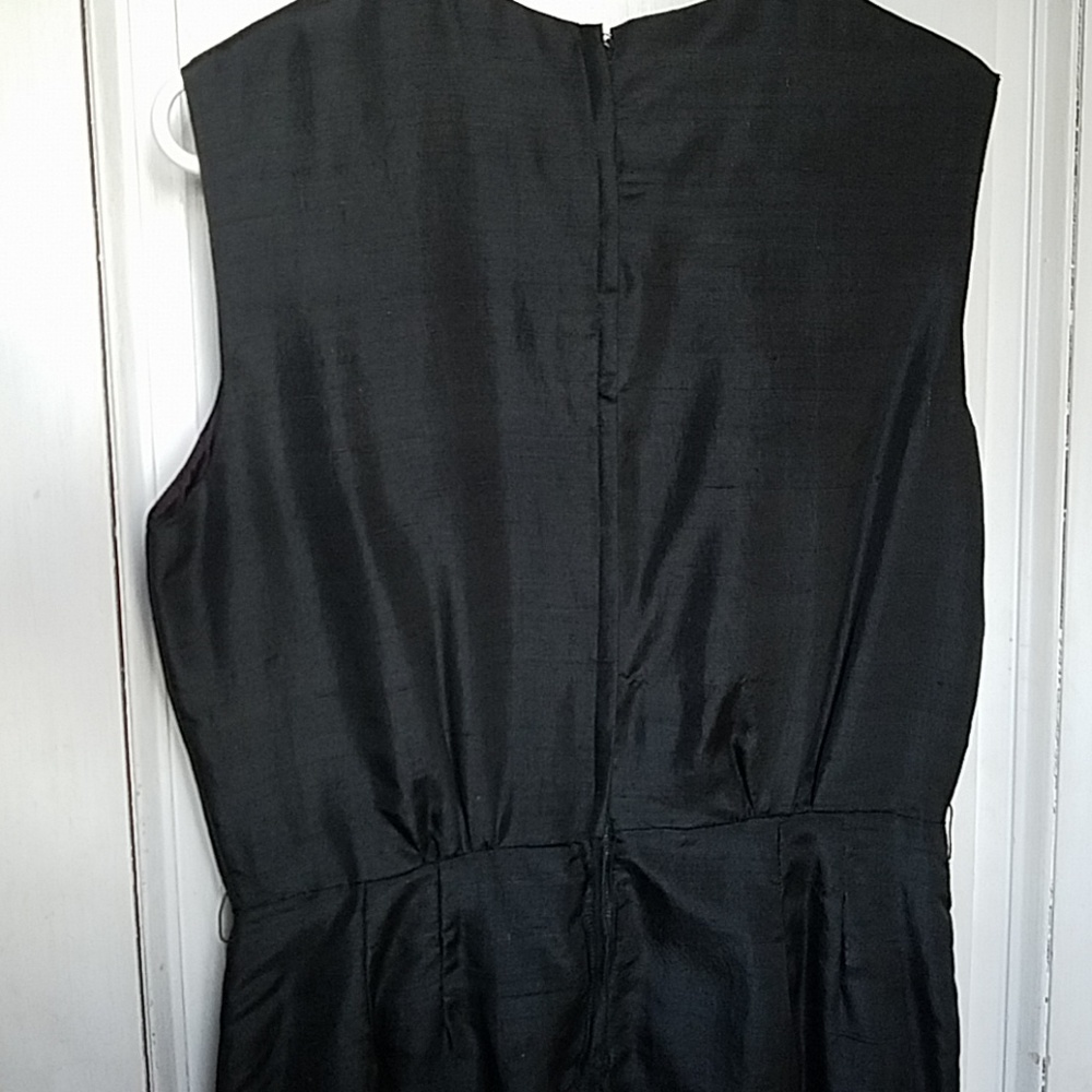 Vintage Raw Silk Dress - Picture 3 of 6